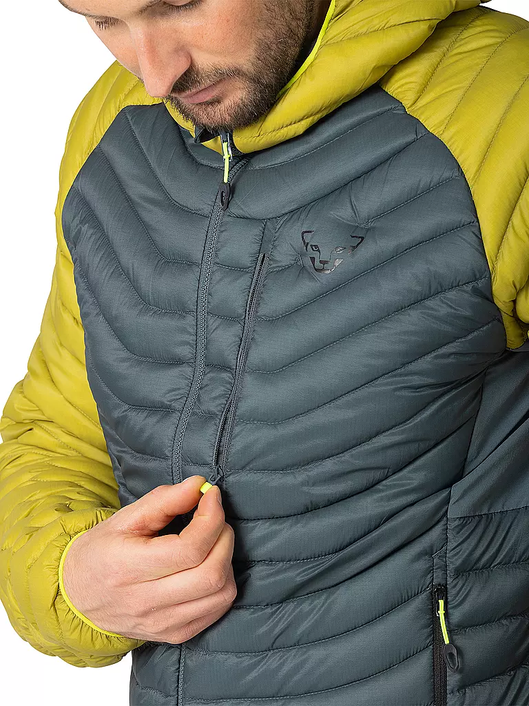 DYNAFIT | Chaqueta aislante de esquí de travesía para hombre Radical Down RDS Hoodie | Oro