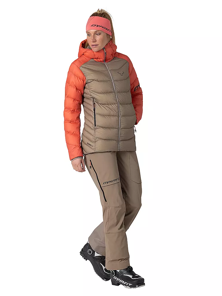 DYNAFIT | Chaqueta aislante de plumón con capucha Tigard para mujer | Gris