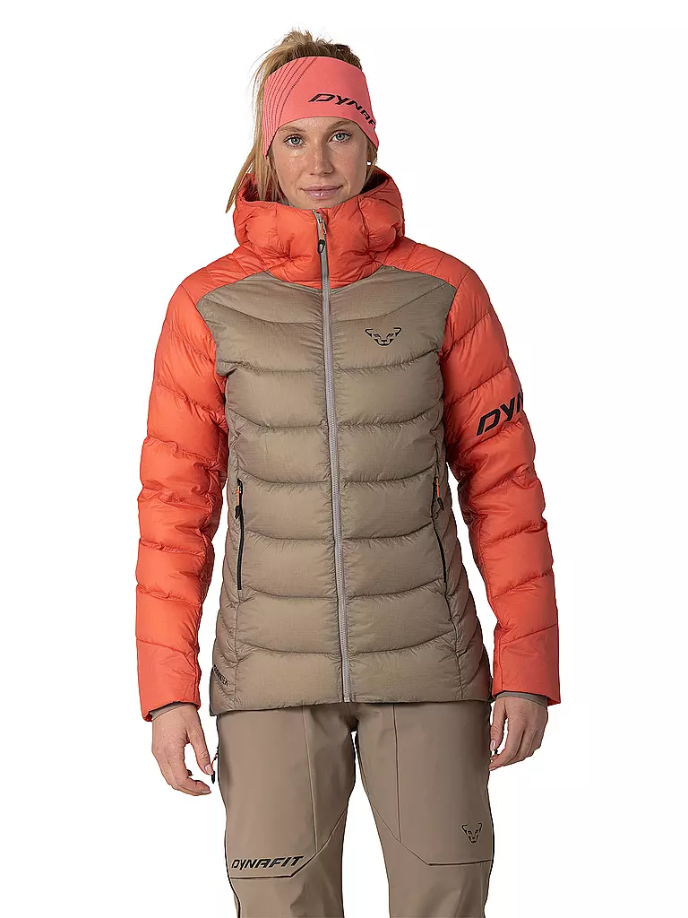 DYNAFIT | Chaqueta aislante de plumón con capucha Tigard para mujer | Gris