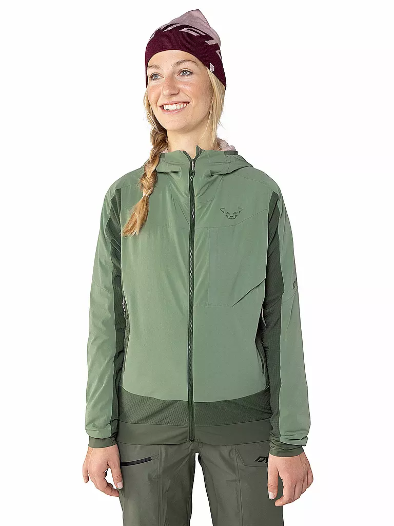 DYNAFIT | Chaqueta aislante Tigard Alpha Direct con capucha para mujer | Oliva