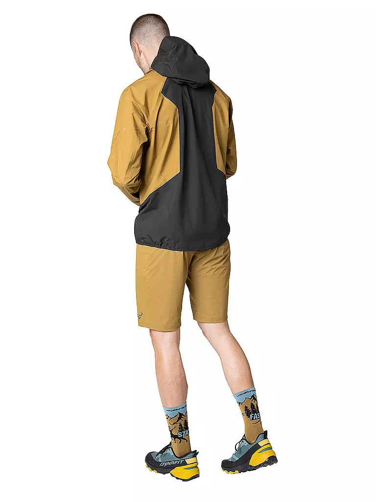 DYNAFIT | Chaqueta de senderismo para hombre Transalper GTX con capucha | Mostaza