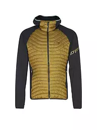 DYNAFIT | Chaqueta híbrida para hombre Transalper Hoodie | Mostaza