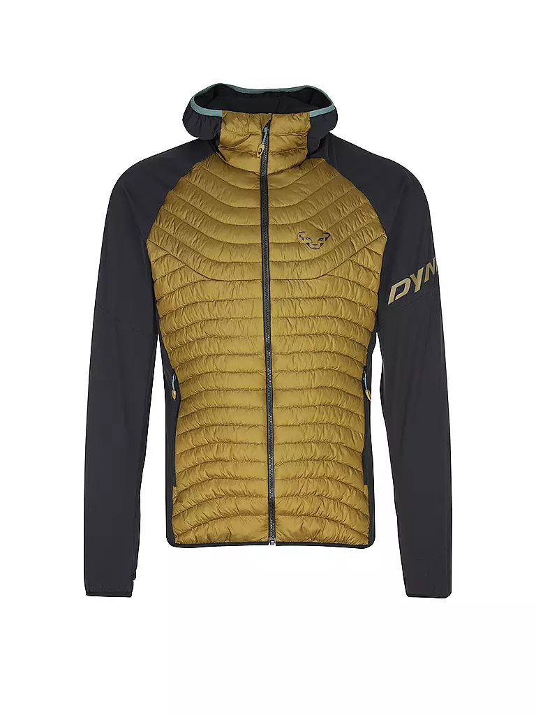 DYNAFIT | Chaqueta híbrida para hombre Transalper Hoodie | Mostaza