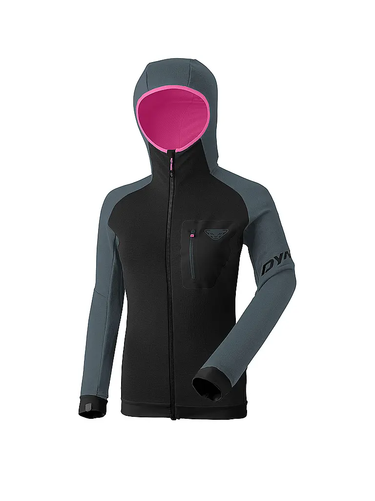 DYNAFIT | Chaqueta polar de mujer Radical Polartec® con capucha | Negro