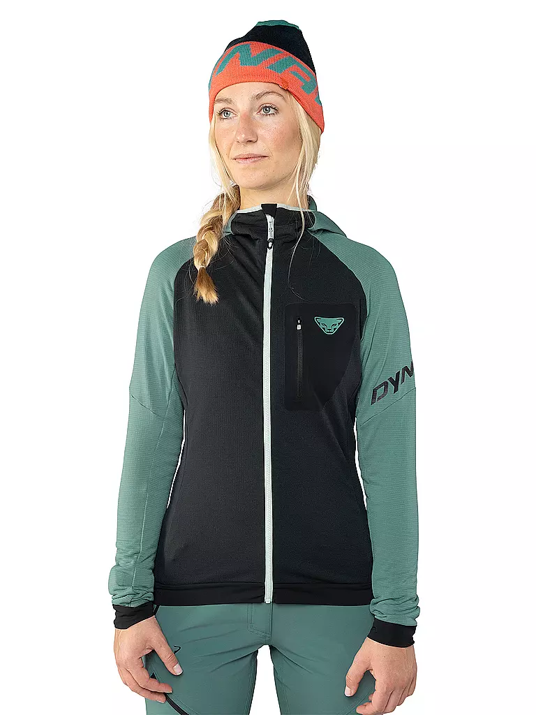DYNAFIT | Chaqueta polar de mujer Radical Polartec® con capucha | Negro
