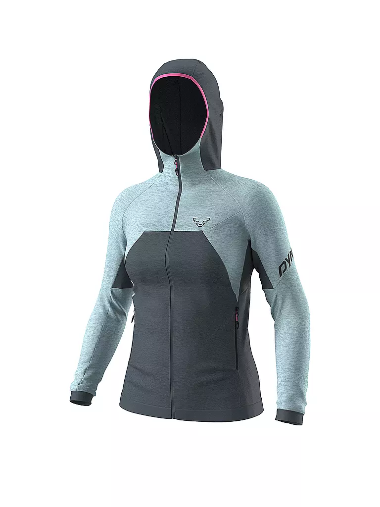 DYNAFIT | Chaqueta polar de mujer Tour Wool Thermal | Azul claro