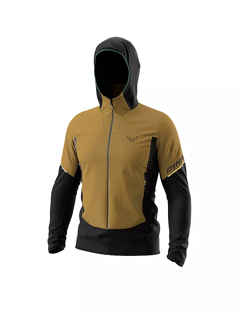 DYNAFIT | Chaqueta polar para hombre Traverse Alpha Hoodie | Mostaza