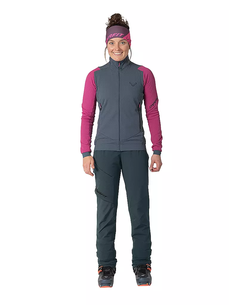 DYNAFIT | Chaqueta polar térmica con capucha Blacklight para mujer | Gris