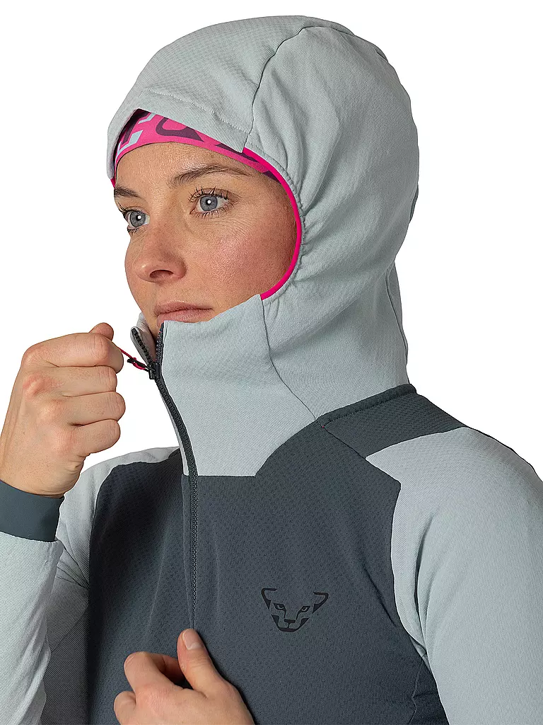 DYNAFIT | Chaqueta polar térmica con capucha Blacklight para mujer | 