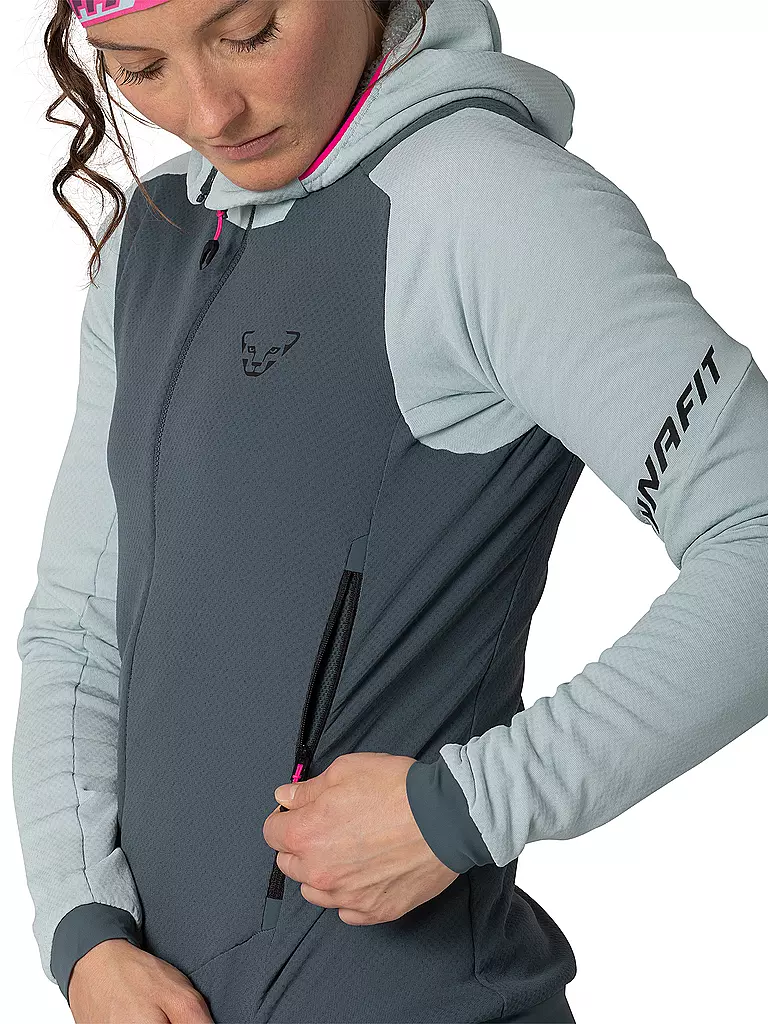 DYNAFIT | Chaqueta polar térmica con capucha Blacklight para mujer | 