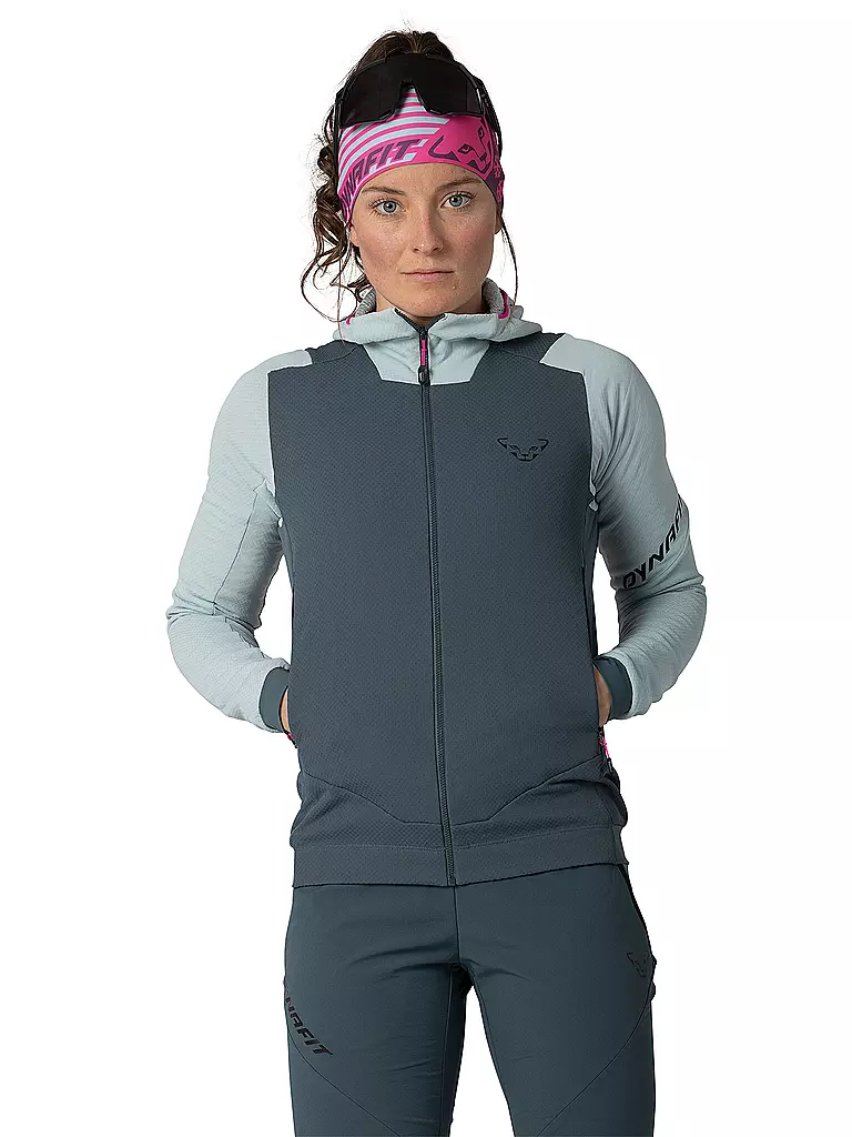 DYNAFIT | Chaqueta polar térmica con capucha Blacklight para mujer | 