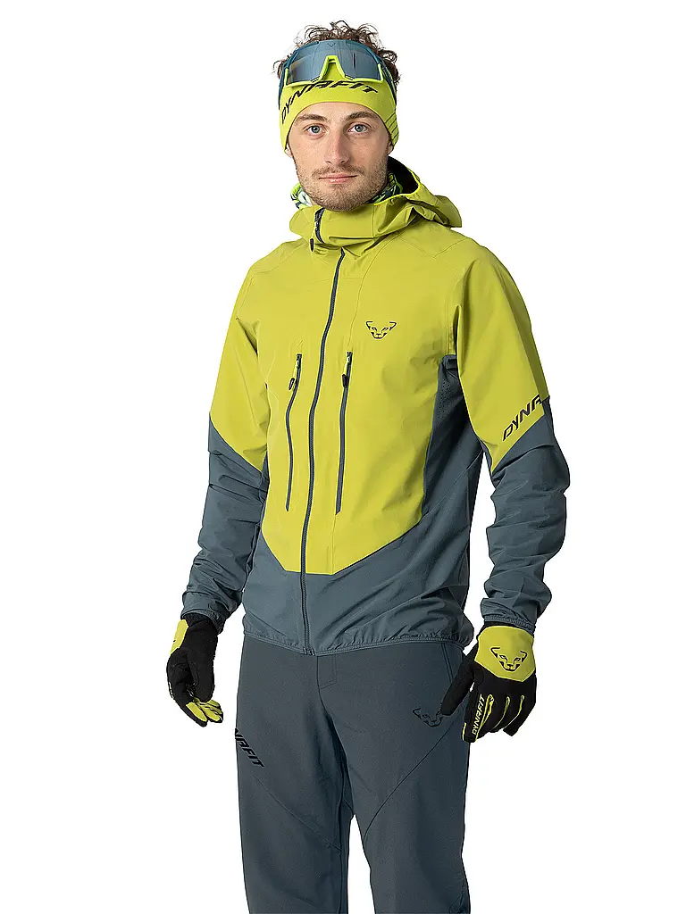 DYNAFIT | Chaqueta softshell de esquí de travesía para hombre Blacklight con capucha | 