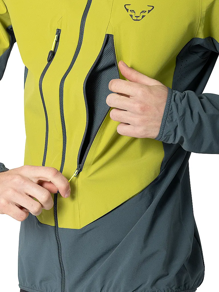 DYNAFIT | Chaqueta softshell de esquí de travesía para hombre Blacklight con capucha | 