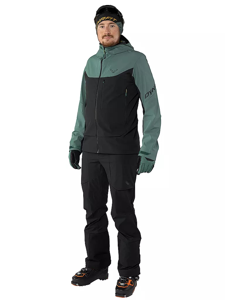 DYNAFIT | Chaqueta softshell de esquí de travesía para hombre Radical con capucha | Negro