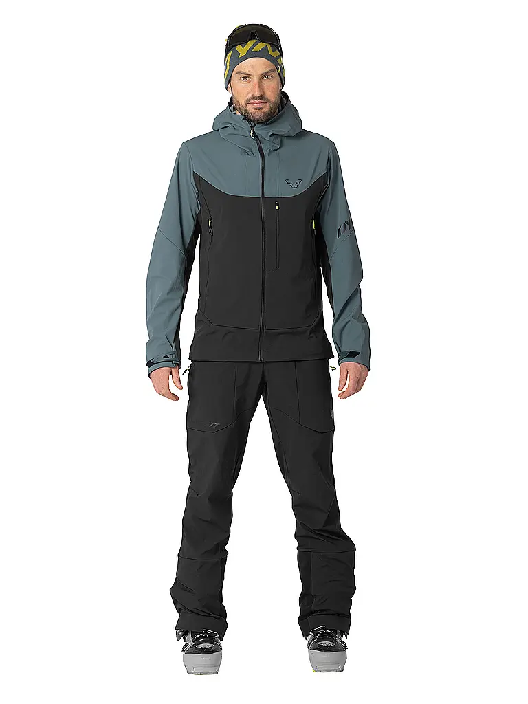 DYNAFIT | Chaqueta softshell de esquí de travesía para hombre Radical con capucha | Petróleo