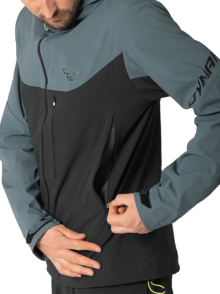 DYNAFIT | Chaqueta softshell de esquí de travesía para hombre Radical con capucha | 