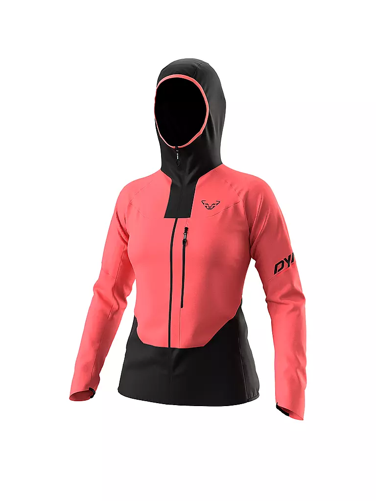 DYNAFIT | Chaqueta softshell para mujer Traverse DST Hoodie | Coral
