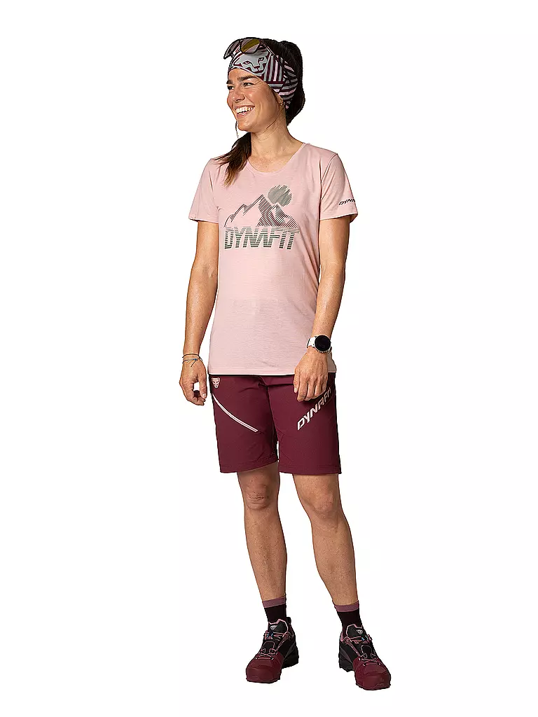 DYNAFIT | Damen Funktionsshirt Transalper Graphic | Rosa