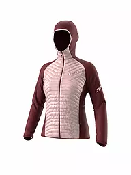 DYNAFIT | Damen Iso Hybridjacke Transalper Hoodie | Rojo oscuro