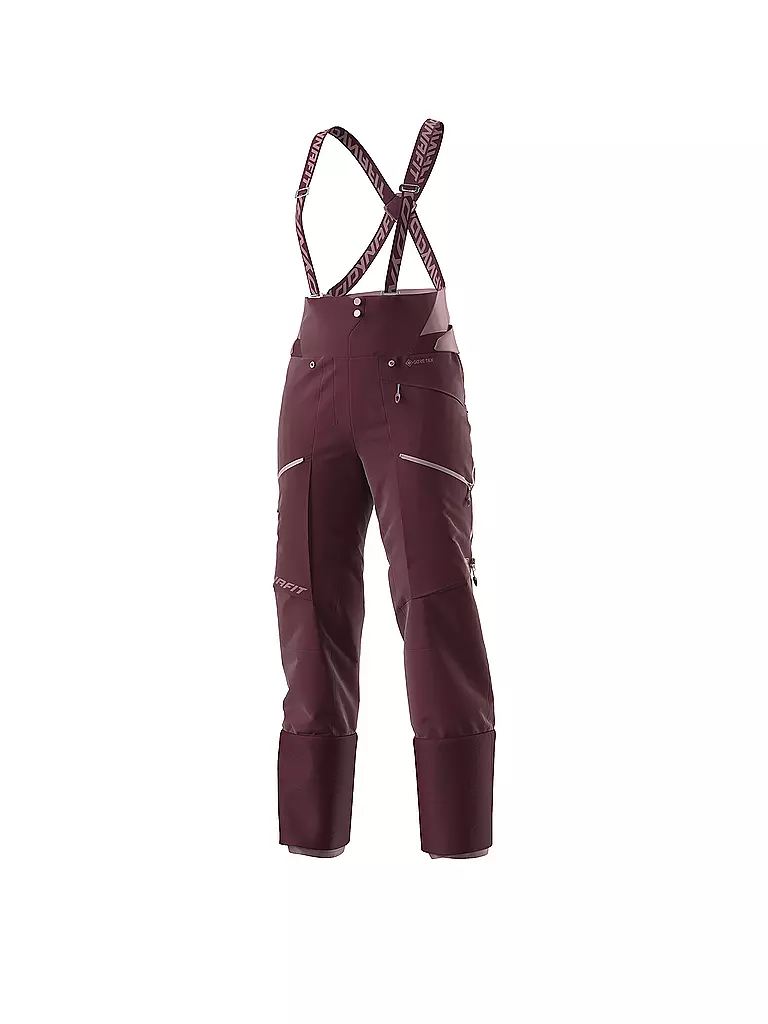 DYNAFIT | Damen Touren Softshellhose Tigard GORE-TEX | Rojo oscuro