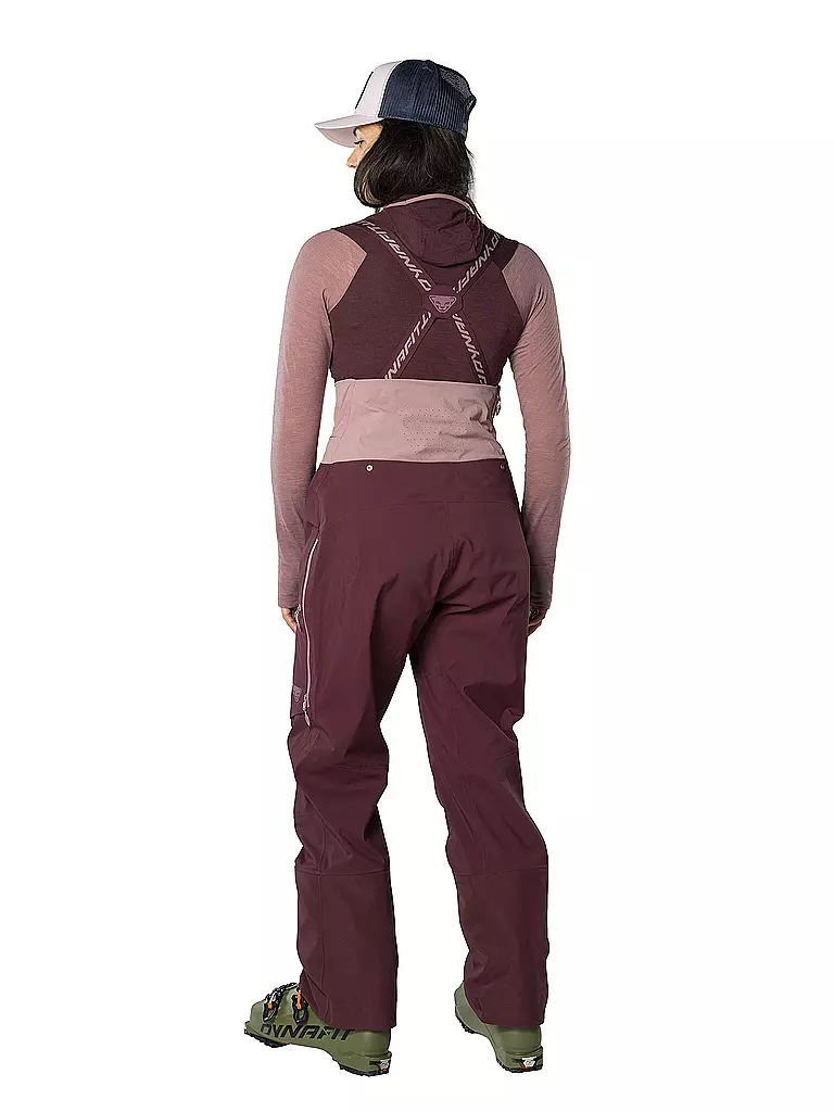 DYNAFIT | Damen Touren Softshellhose Tigard GORE-TEX | Rojo oscuro