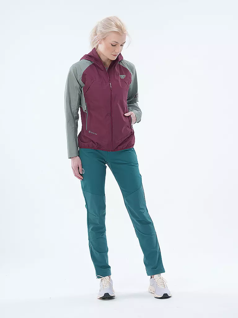 DYNAFIT | Damen Wanderjacke Transalper GTX | Rojo oscuro