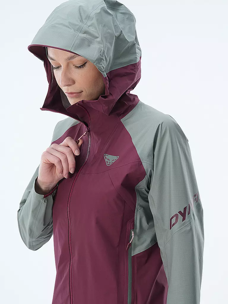 DYNAFIT | Damen Wanderjacke Transalper GTX | Rojo oscuro
