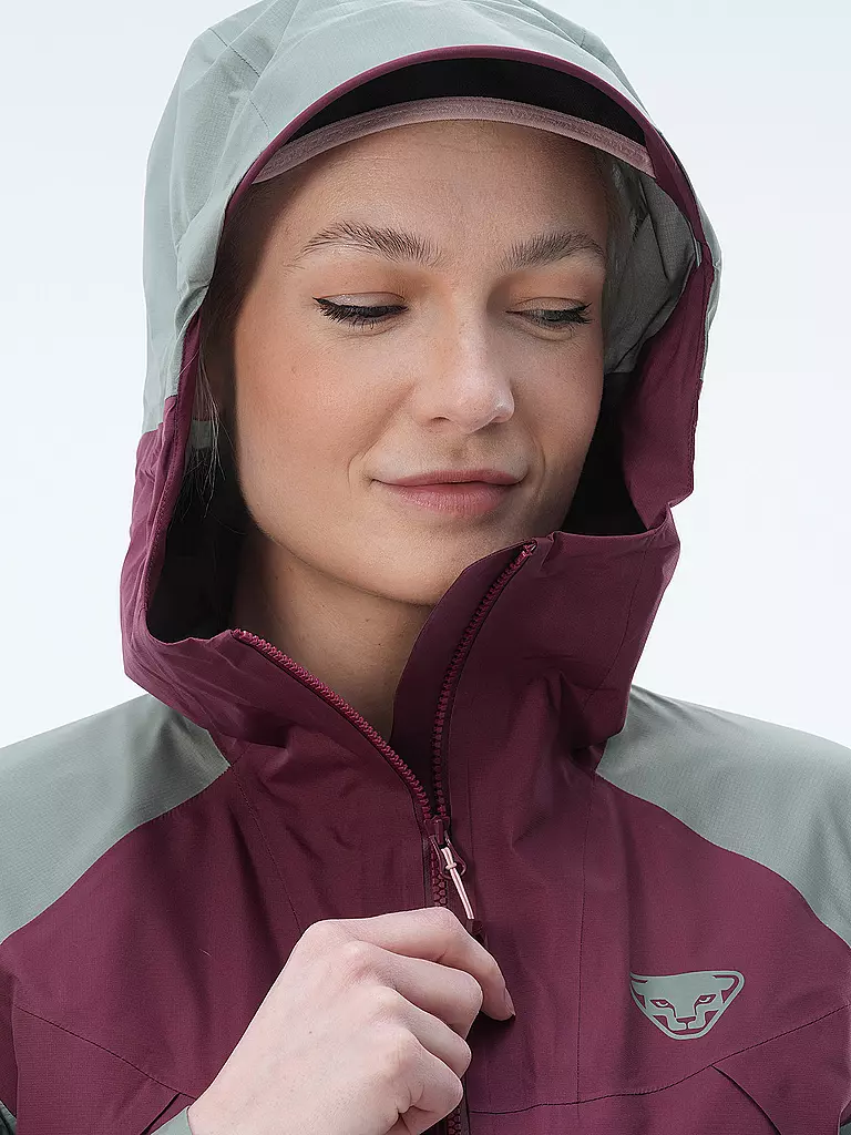 DYNAFIT | Damen Wanderjacke Transalper GTX | Rojo oscuro