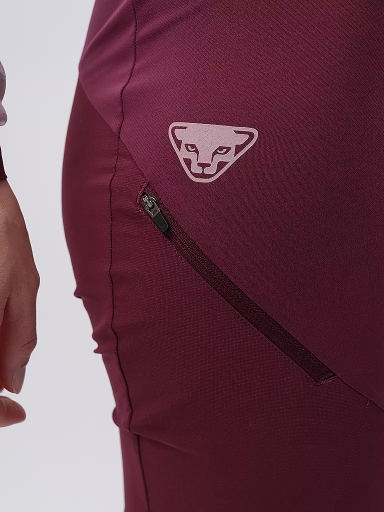 DYNAFIT | Damen Wandertight Traverse  | Rojo oscuro