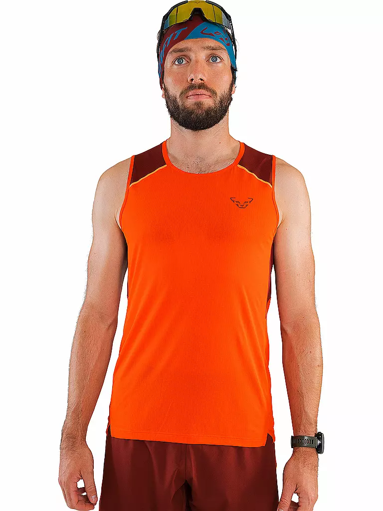 DYNAFIT | Herren Funktionstank Sky | Naranja