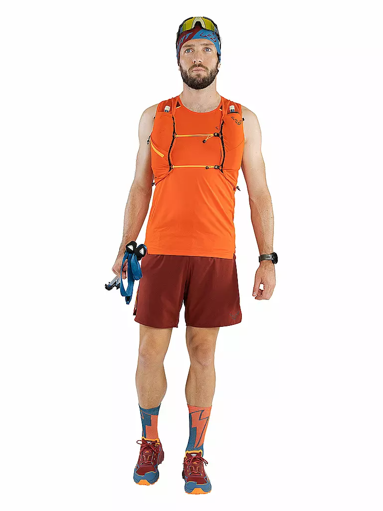 DYNAFIT | Herren Funktionstank Sky | Naranja