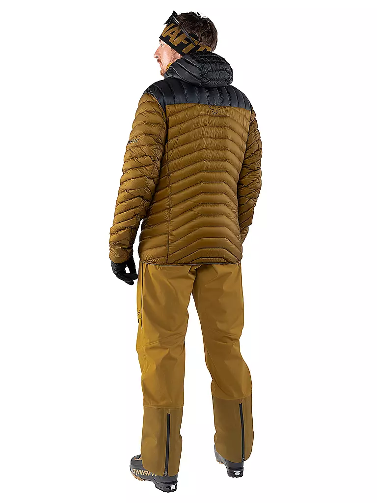 DYNAFIT | Herren Isojacke Ridge Ultralight Down Hoodie | Mostaza