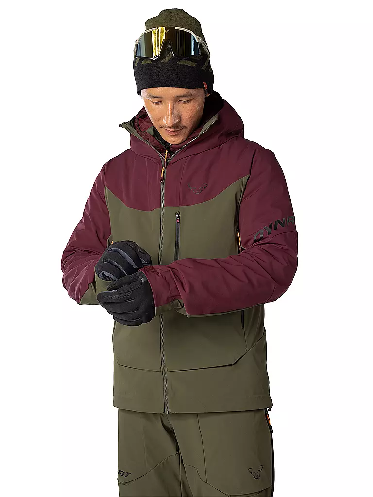 DYNAFIT | Herren Touren Softshelljacke Radical Hoodie | Rojo oscuro