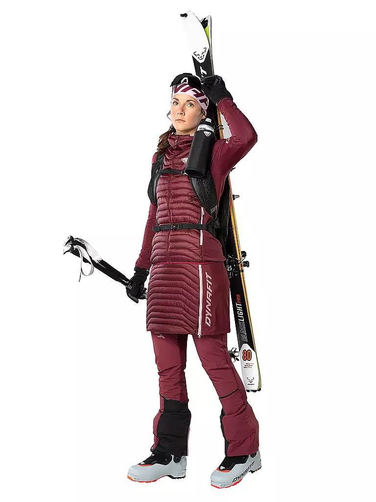 DYNAFIT | Pantalón de esquí de travesía para mujer Speed Dynastretch | Rojo oscuro