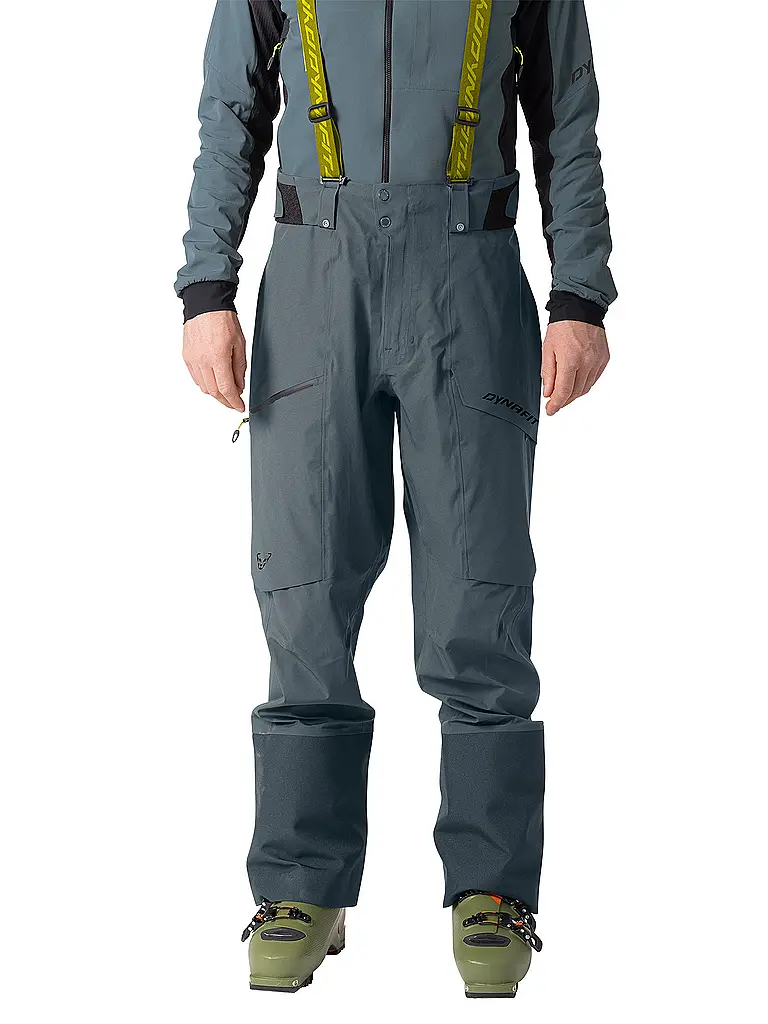 DYNAFIT | Pantalón de esquí de travesía Tigard 3L Stretch con tirantes para hombre | Petróleo