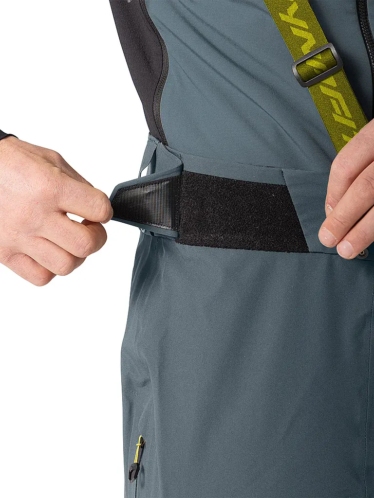 DYNAFIT | Pantalón de esquí de travesía Tigard 3L Stretch con tirantes para hombre | Petróleo