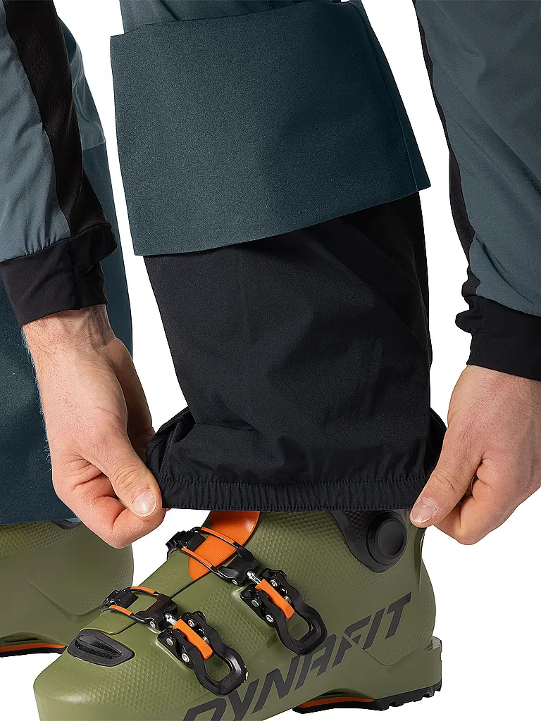 DYNAFIT | Pantalón de esquí de travesía Tigard 3L Stretch con tirantes para hombre | Petróleo