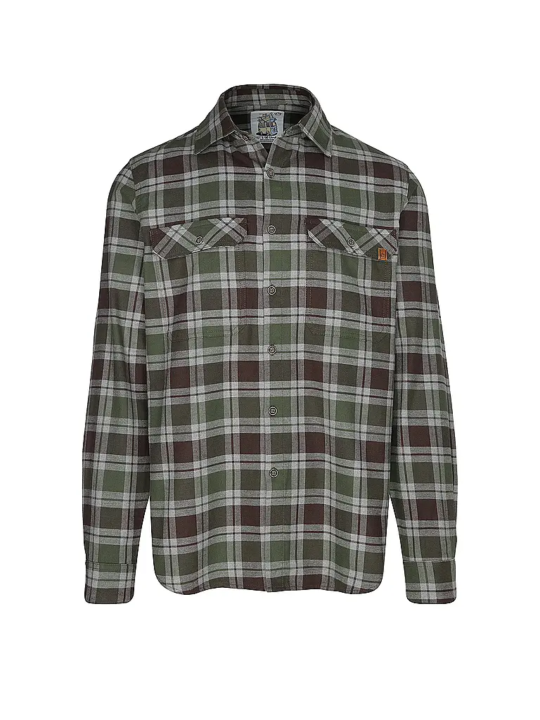 E9 | Camisa de escalada para hombre Peppino | Verde oscuro