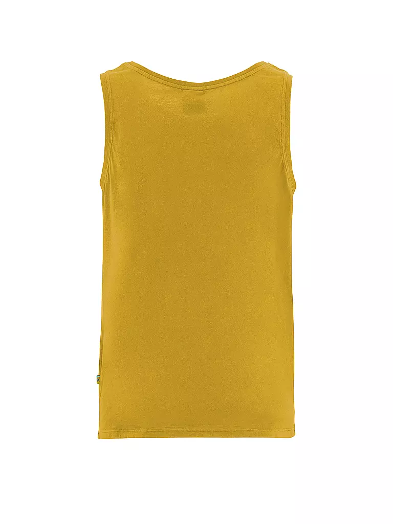 E9 | Camiseta de escalada Caffee para hombre | Mostaza