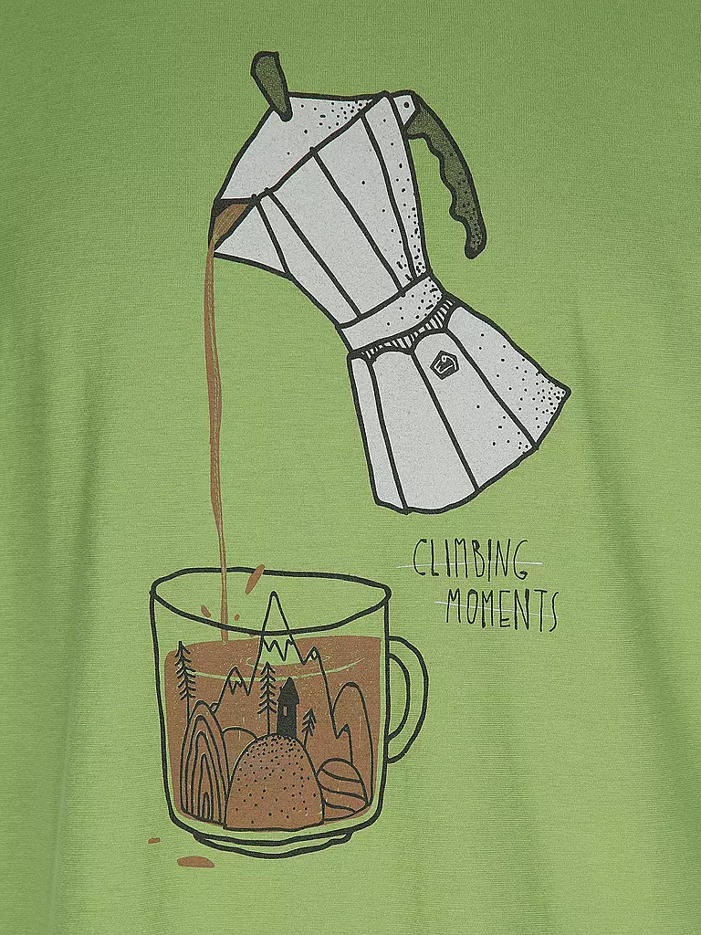 E9 | Camiseta de escalada Cup para hombre | Verde