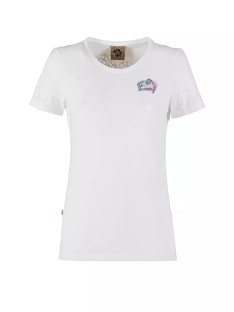 E9 | Camiseta de escalada para mujer Light Ball | Blanco