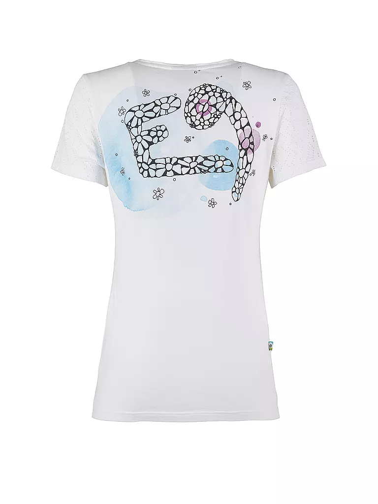 E9 | Camiseta de escalada para mujer Light Ball | Blanco