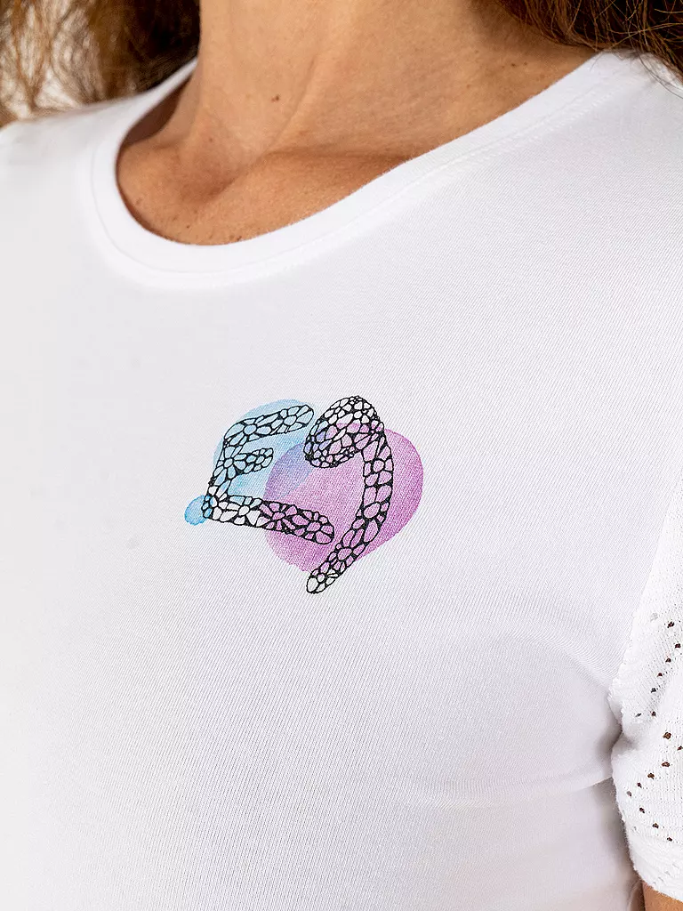 E9 | Camiseta de escalada para mujer Light Ball | Blanco