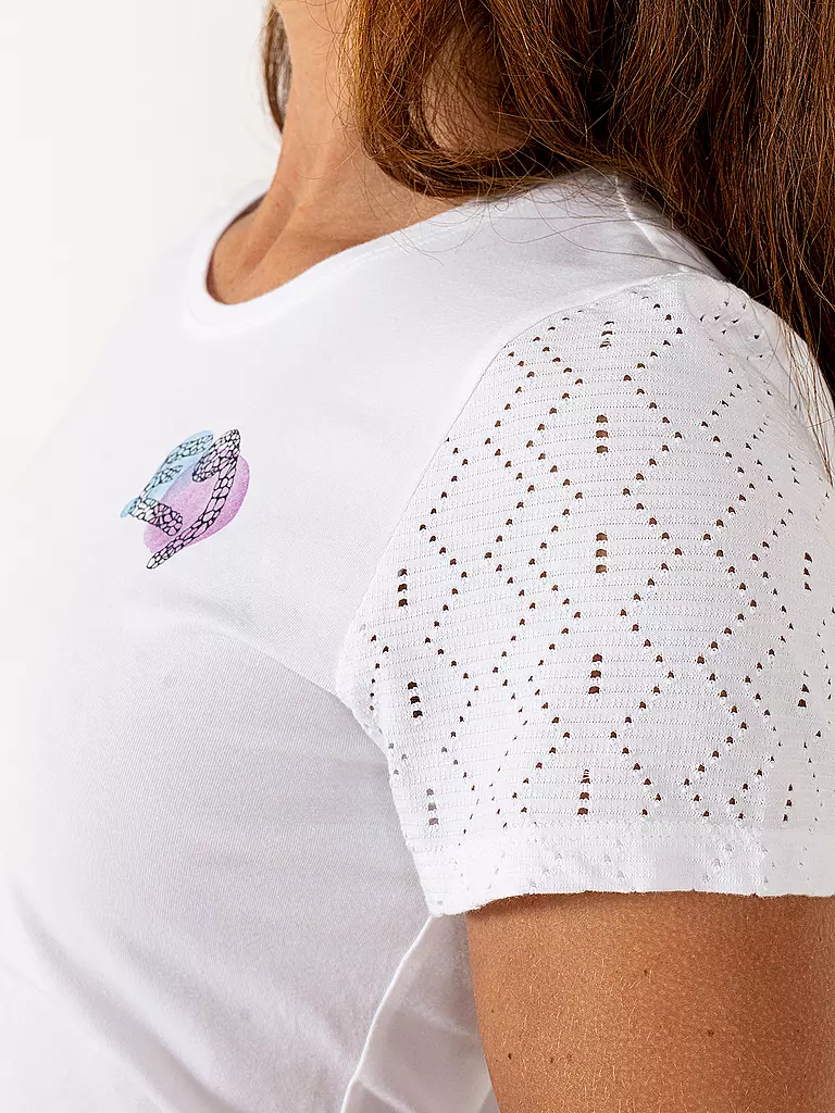 E9 | Camiseta de escalada para mujer Light Ball | Blanco