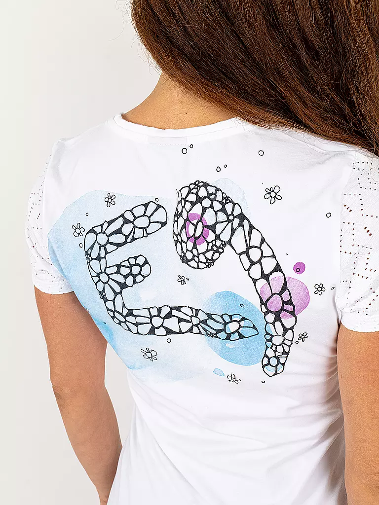 E9 | Camiseta de escalada para mujer Light Ball | Blanco
