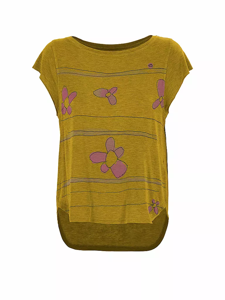 E9 | Camiseta de escalada para mujer Pimpi | Mostaza