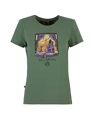 E9 | Camiseta de escalada para mujer Sunset | Verde claro
