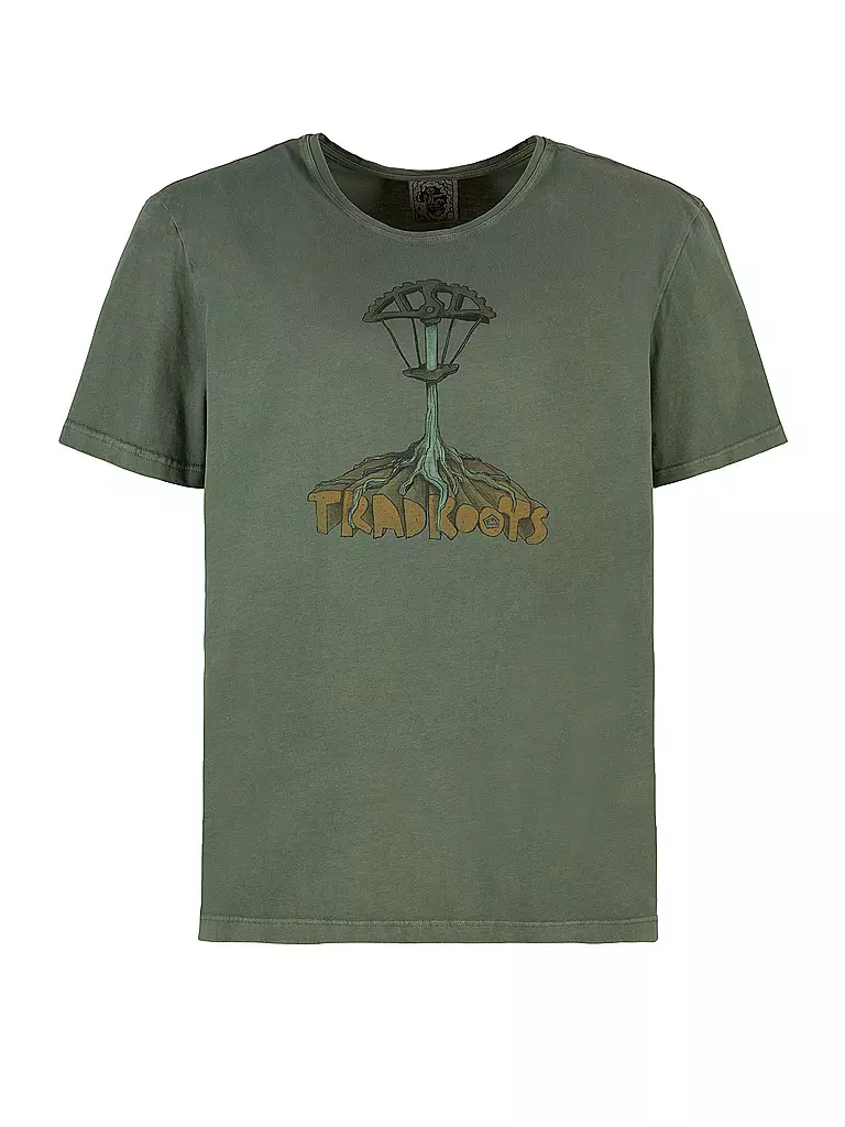 E9 | Camiseta de escalada Roots para hombre | Verde claro