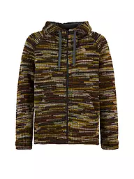 E9 | Chaqueta polar para hombre Happy Woolmix con capucha | Marrón