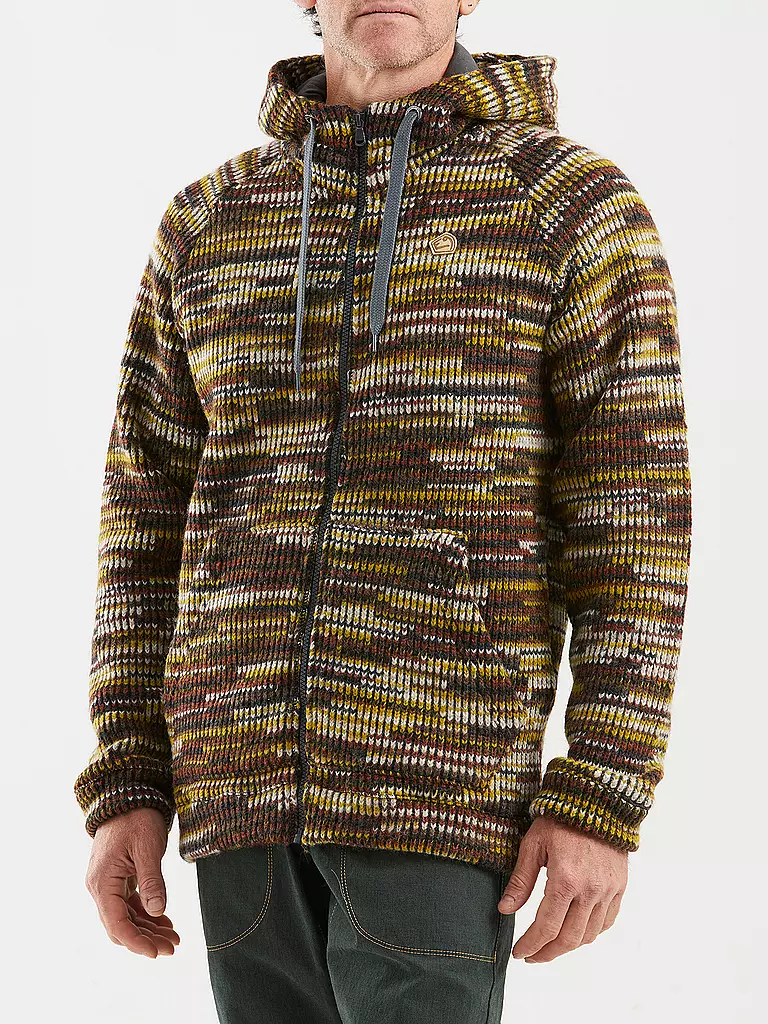 E9 | Chaqueta polar para hombre Happy Woolmix con capucha | 